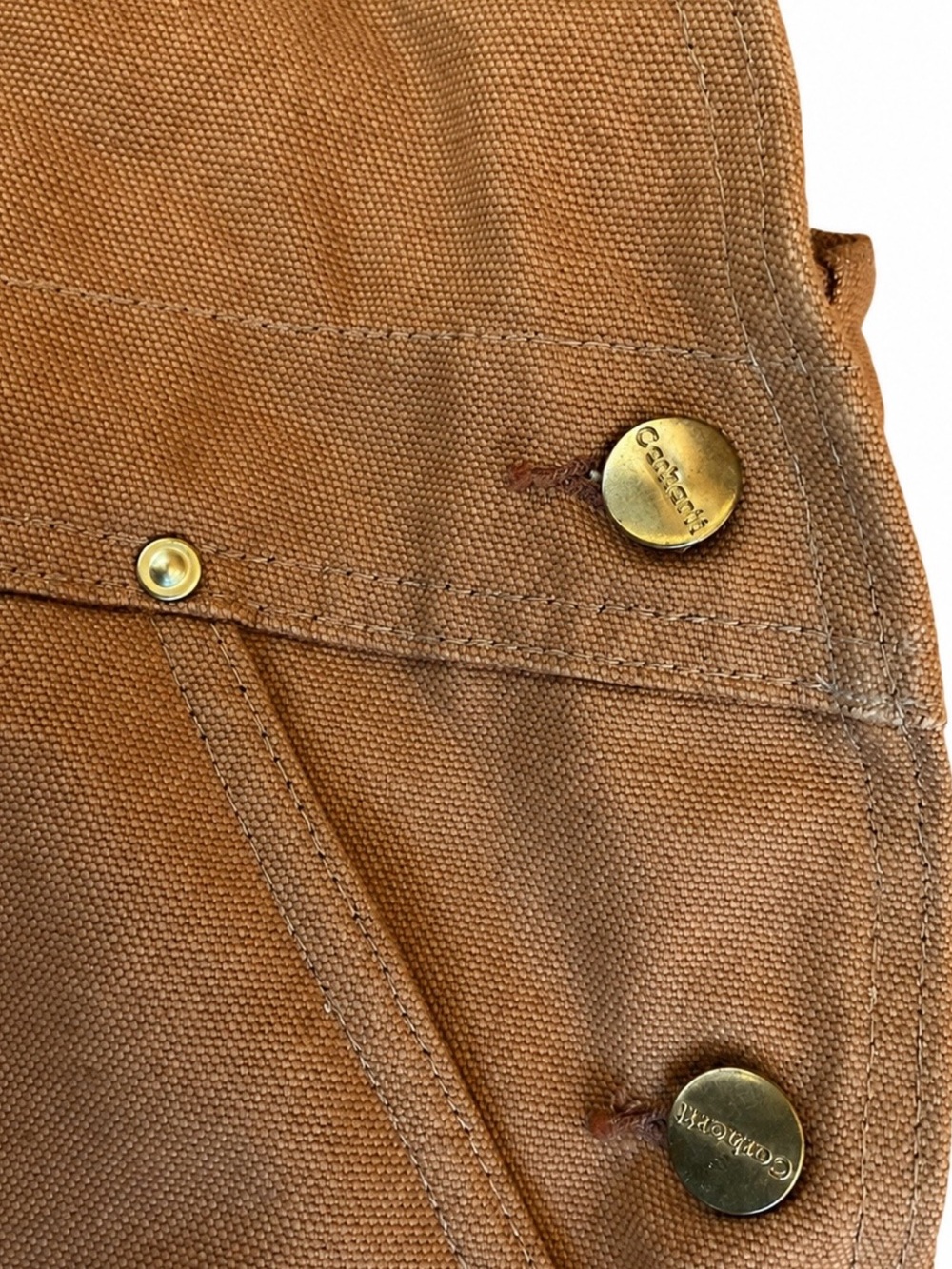 Carhartt Vintage USA Union Made Quilt-Lined Duck Bib Overalls 56/30 NWOT - Picture 6 of 13